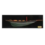 H008 Pen Duick Half-Hull Scaled Model Boat Yacht Handmade 